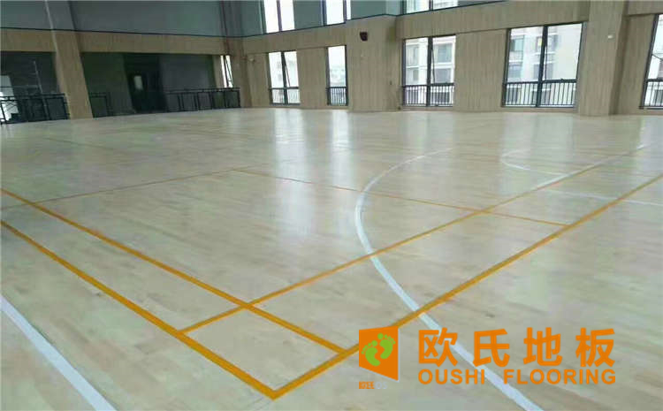企口篮球实木运动地板施工技术